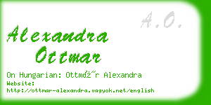 alexandra ottmar business card